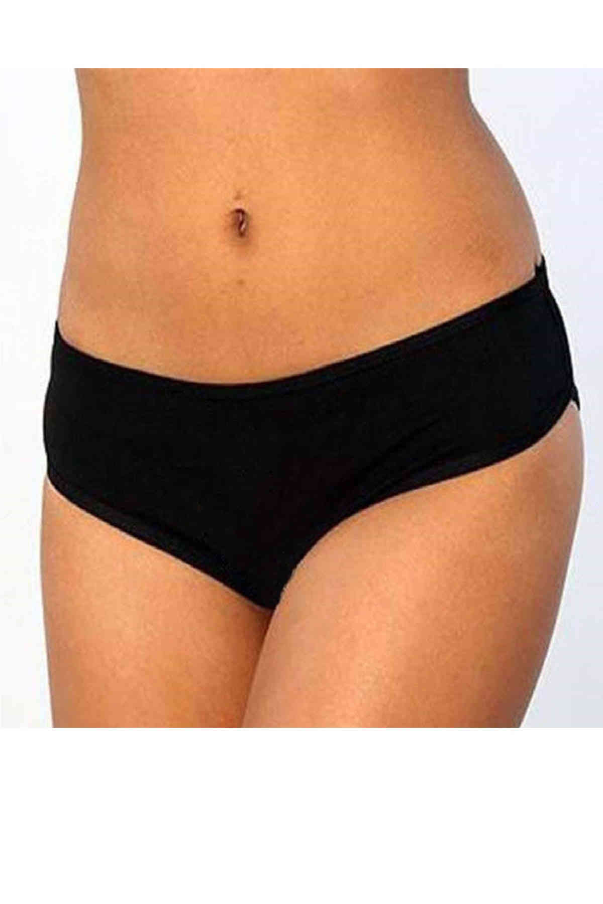 Angelsin El Baskılı Bikini Alt Siyah