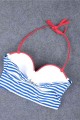 Angelsin Mavi Cizgili Şık Bikini Takım