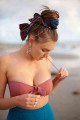 Angelsin Gül kurusu Şık Bikini Üst