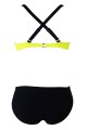 Angelsin Sarı Siyah Şık Bikini Takım