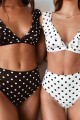 Angelsin Puantiyeli Bikini Takım Beyaz