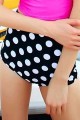 Angelsin Yüksek Bel Puantiyeli Şık Bikini Alt