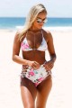 Angelsin Yüksek Bel Şık Bikini Takım