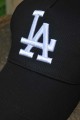 Şapka LA Los Angeles Nakışlı Siyah-Beyaz