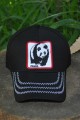 Panda Figürlü Şapka Siyah