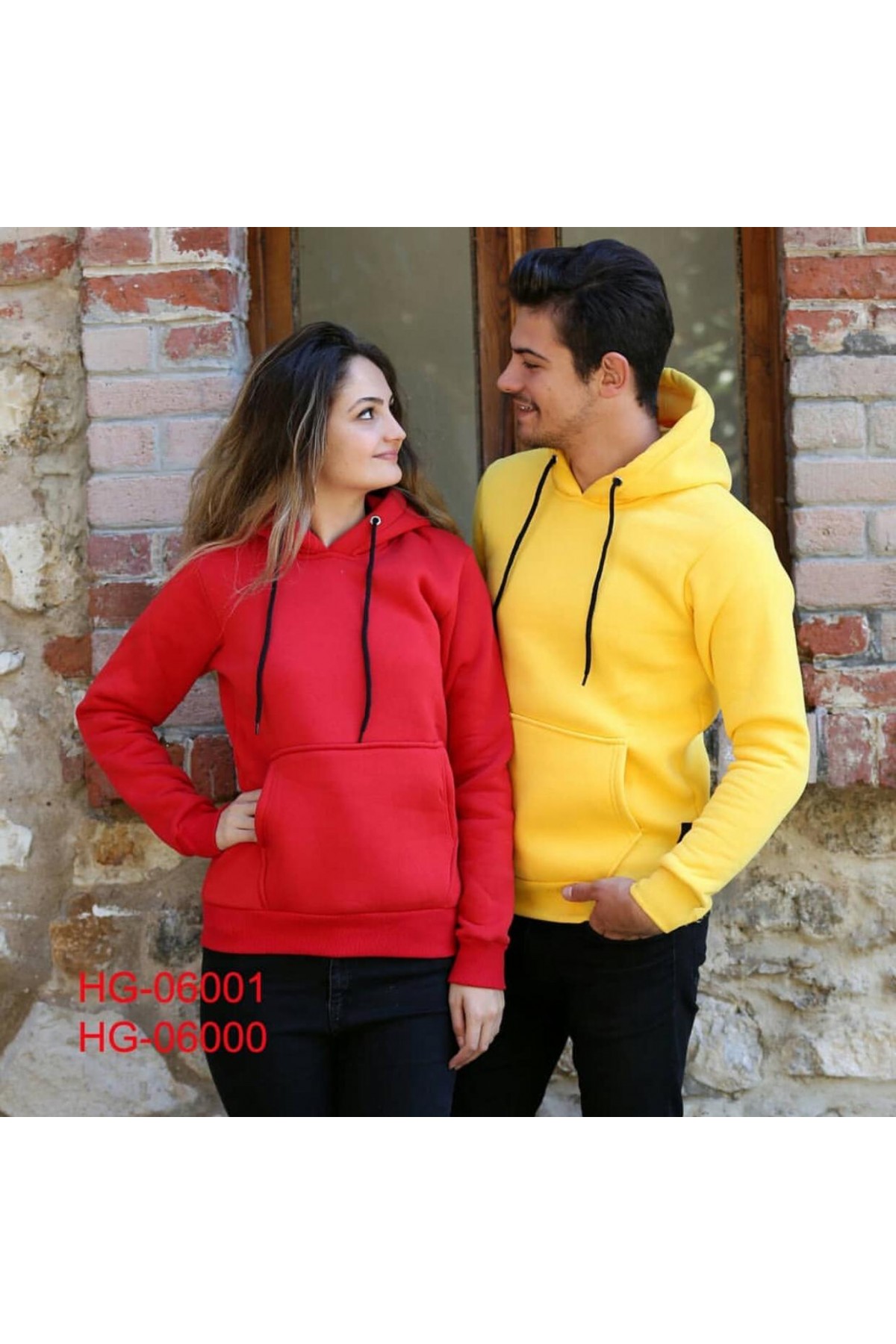 Sevgili Kombini Erkek Sarı Kadın Kırmızı