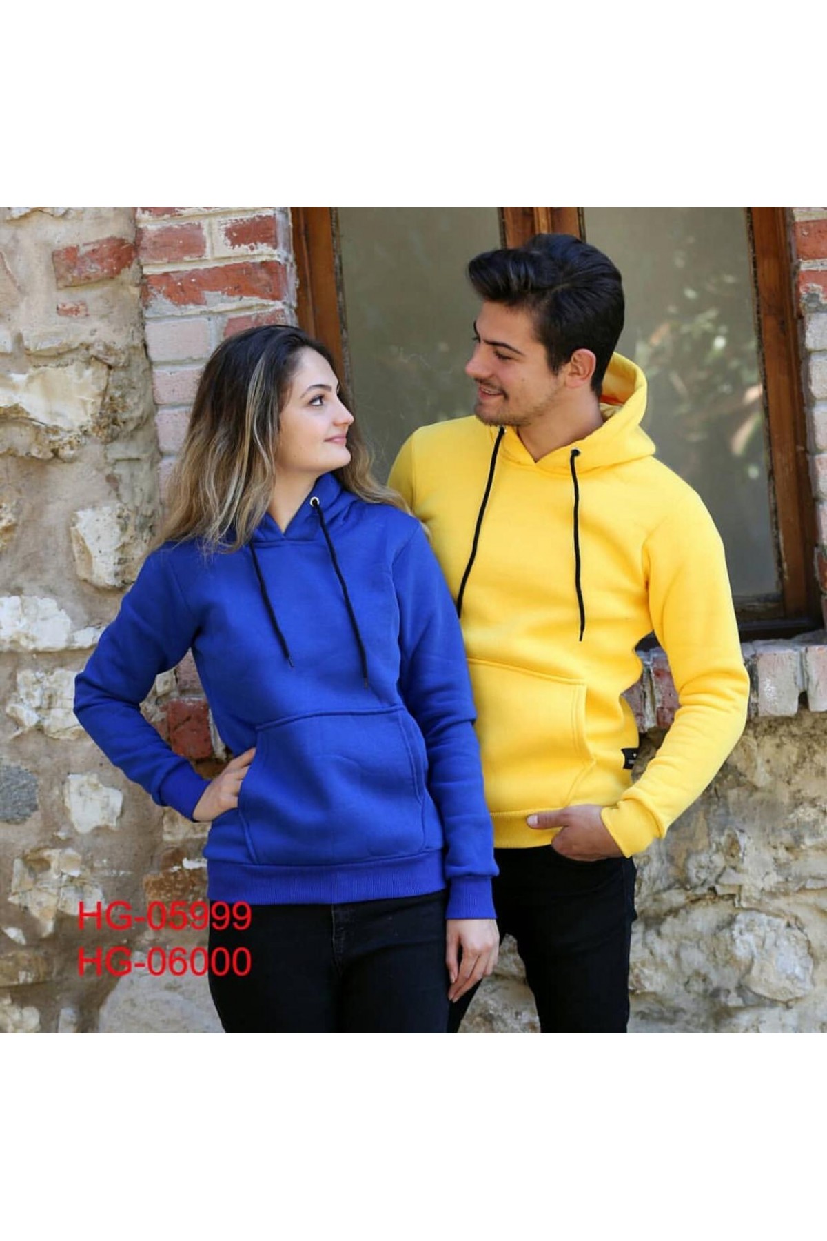 Sevgili Kombini Erkek Sarı Kadın Mavi