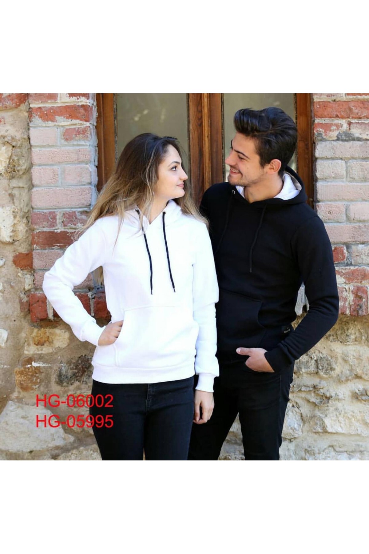 Sevgili Kombini Erkek Siyah Kadın Beyaz