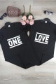 Sevgili Kombini Tişört Love One Baskılı