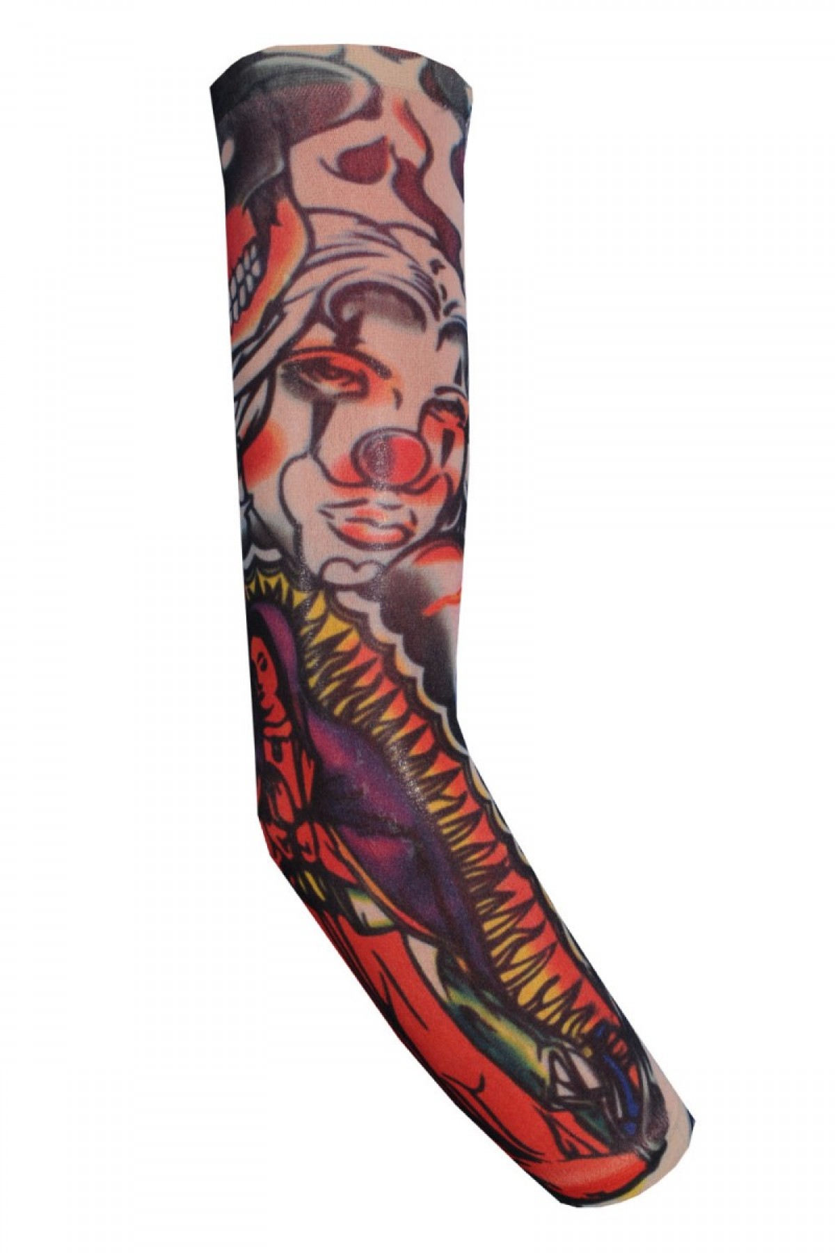 Palyaço Ve Meryem Ana Desenli Giyilebilir Dövme