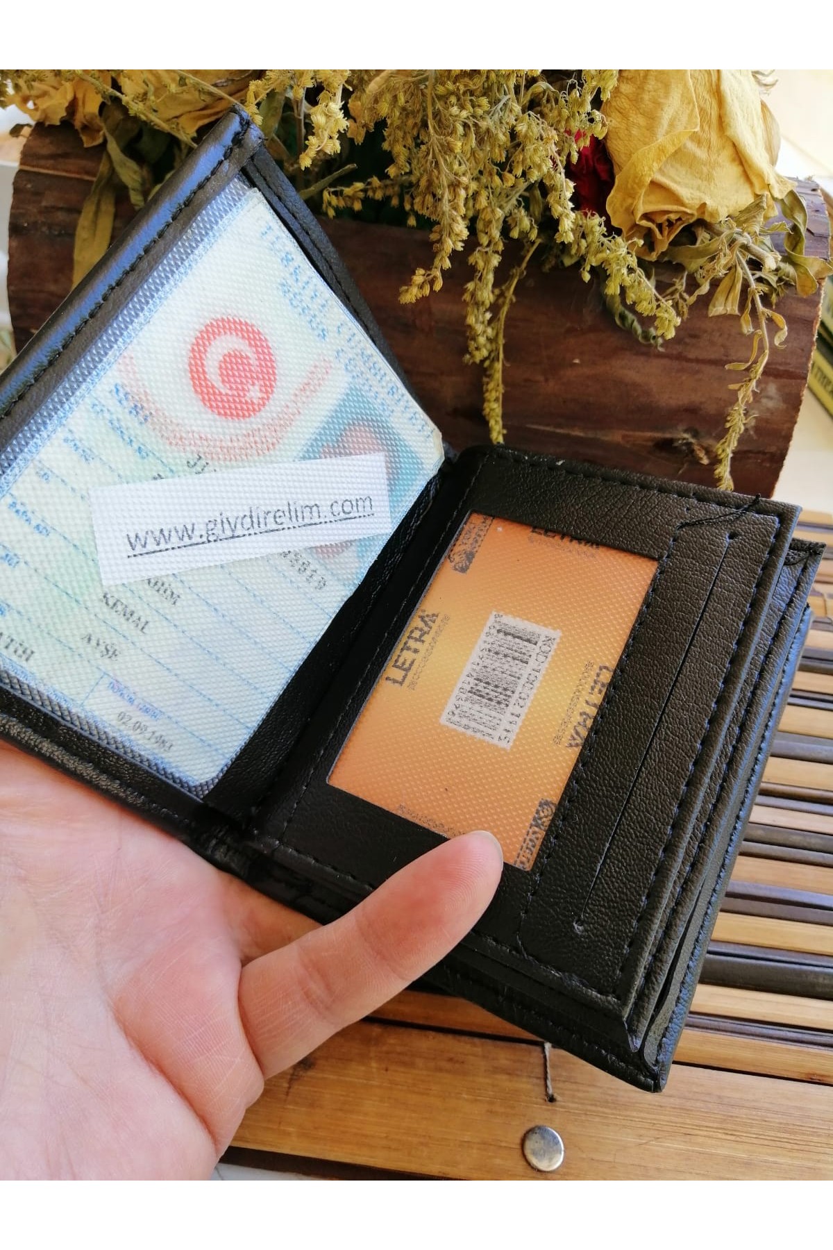 Erkek Cüzdan Bozuk Paralı Siyah