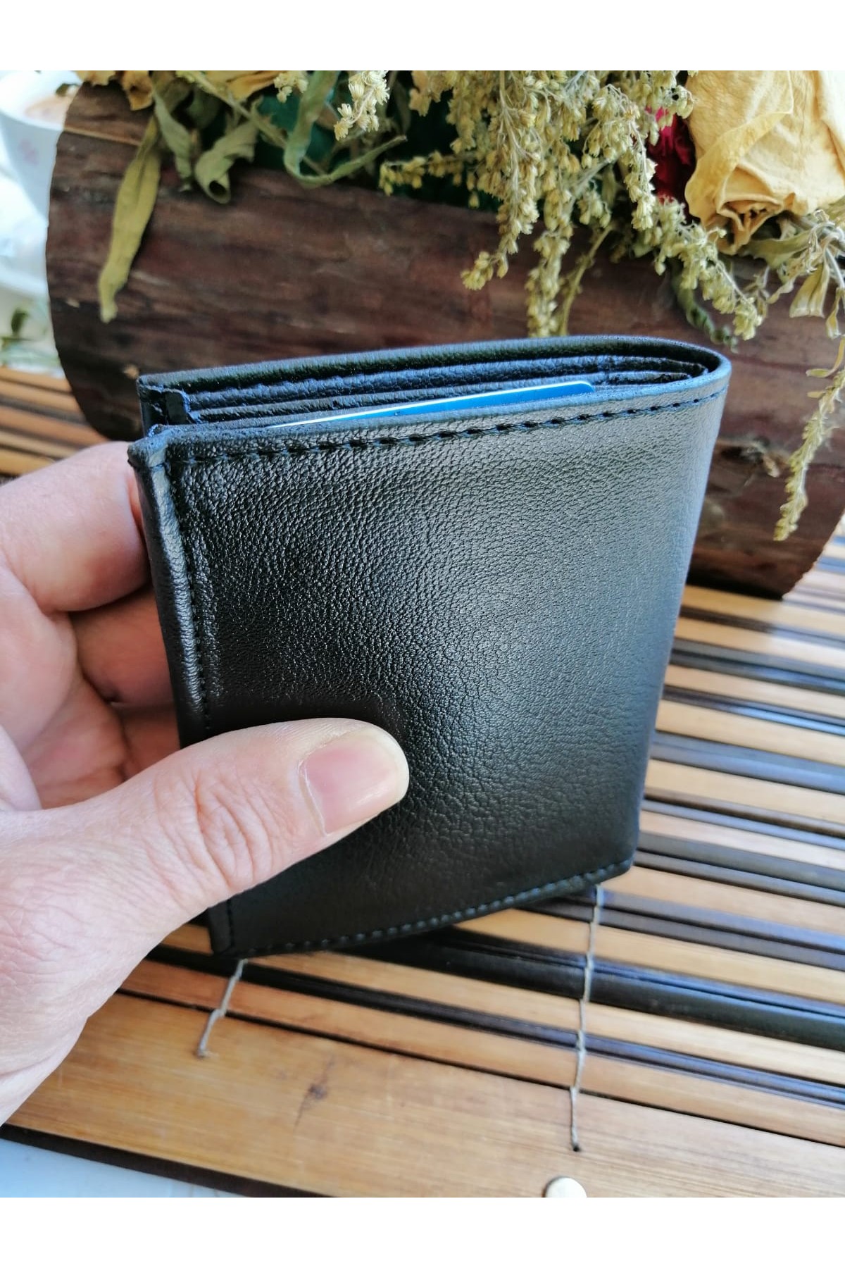 Erkek Cüzdan Bozuk Paralı Siyah