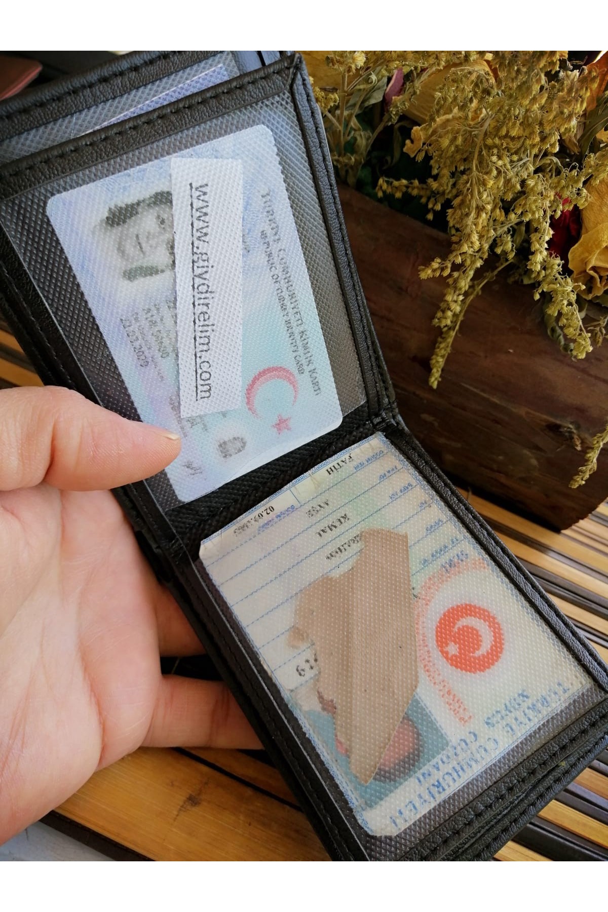 Erkek Cüzdan Yatay Siyah