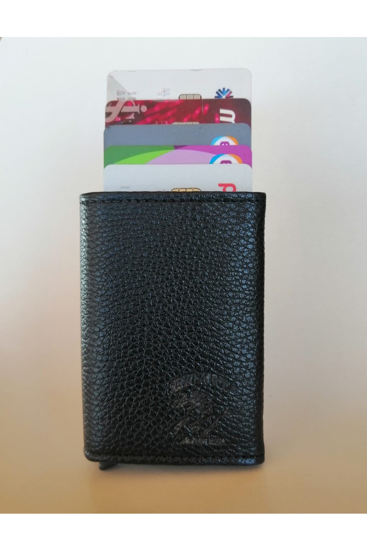 Erkek Cüzdan Otomatik Mekanizmalı Mıknatıslı İndigo Mavi