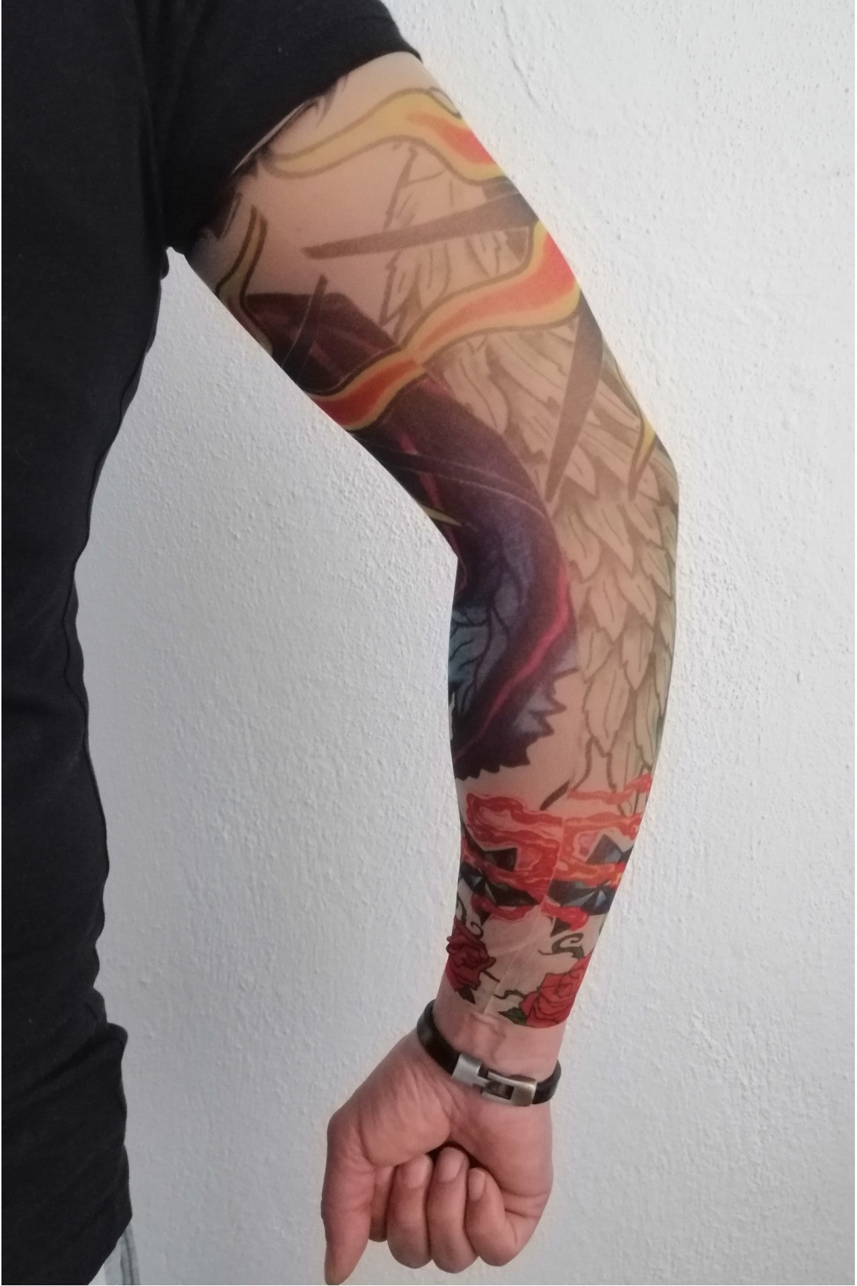 Kızgın ve Soğuk Güneş Giyilebilir Dövme Çift Yönlü