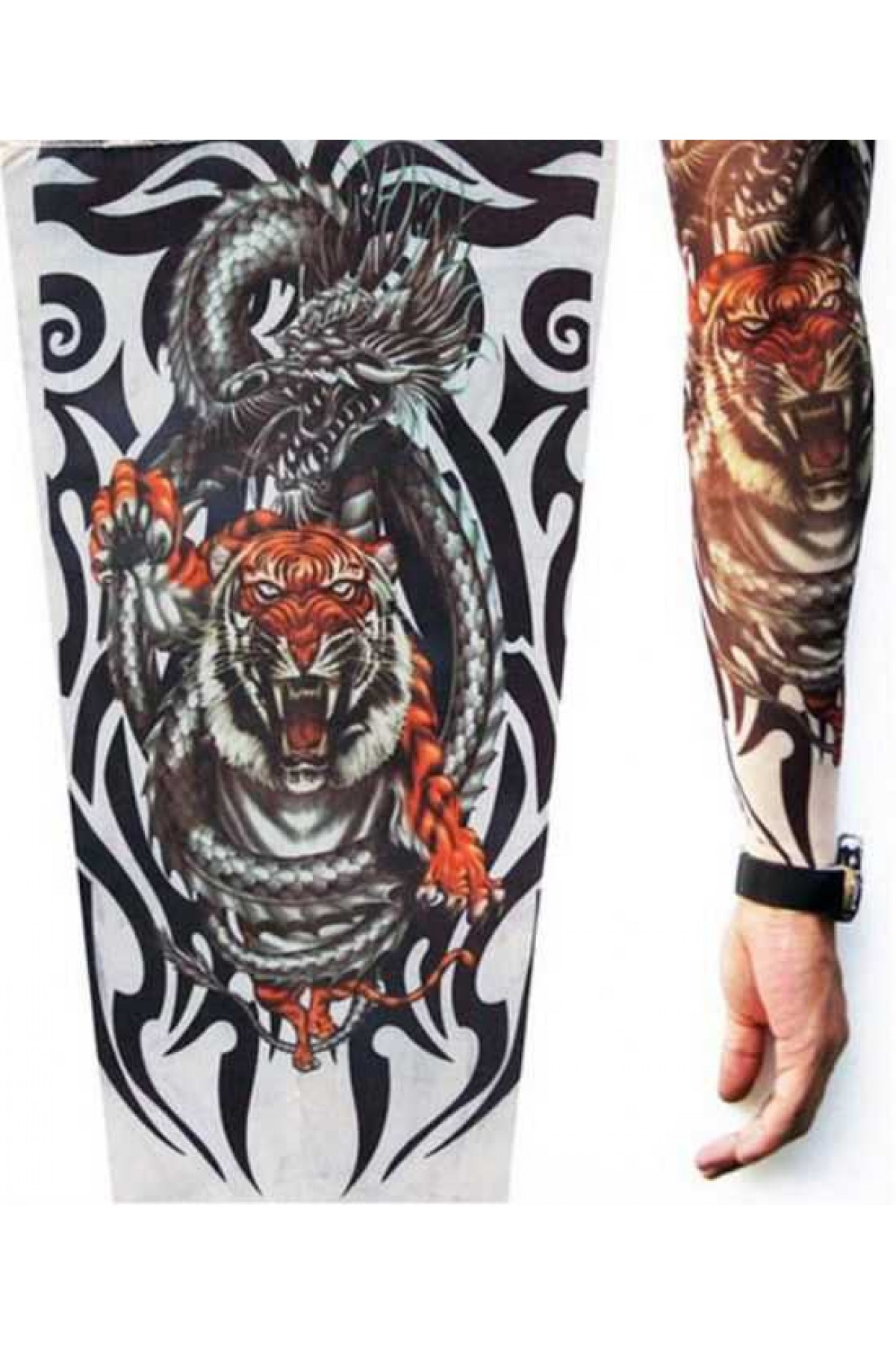 Tattoo Kaplan Motifli Giyilebilir Dövme